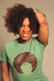 Natural Hair is more than a style.  Ladies fitted T