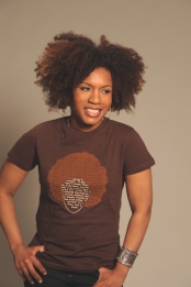 Natural Hair is more than a style.  Ladies fitted T