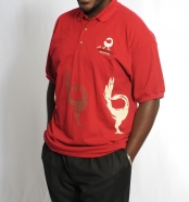 Sankofa Embroidered Polo Shirt