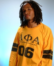 Alpha Phi Alpha Throw back Jersey style T-shirt